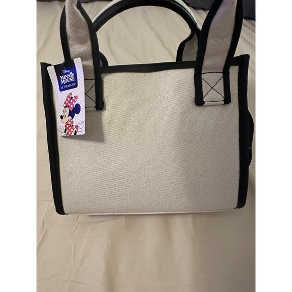 Disney Minnie Mouse Primark Tote Purse w/ Crossbody Strap & Bag Charms NWT - Picture 3 of 4